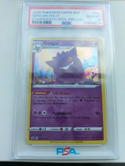 Pokemon SWSH Gengar Holo #052 PSA10