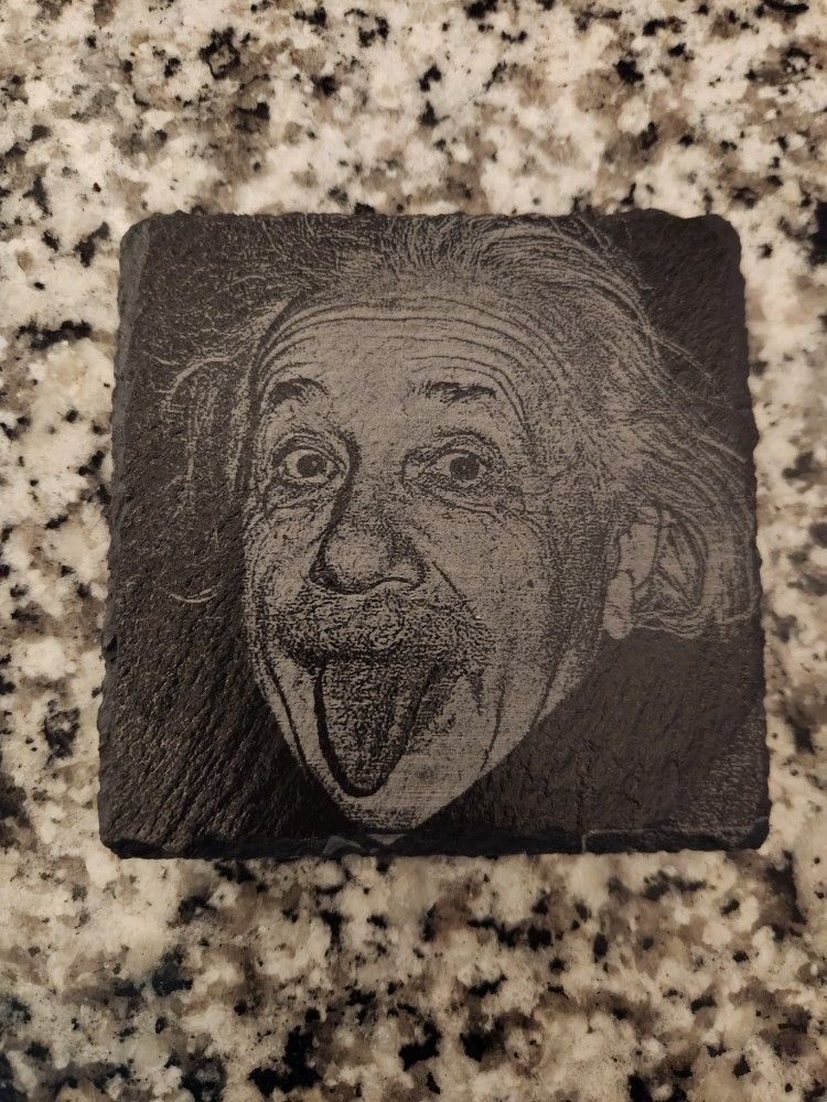 Laser Engraved Photo Coasters OR Slate Slabs