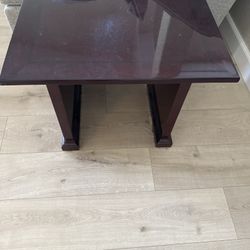 Mahogany End Tables (2) Like New 