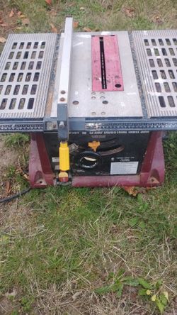 Chicago Electric 10" 15 Amp Industrial Table Saw With 2 Xtra New Blades