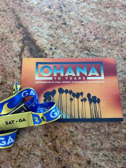 4 Ohana general admission, Saturday tickets