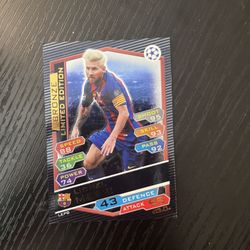 Limited Edition Bronze Messi Card 