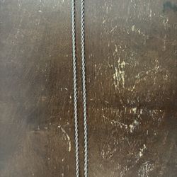 24 In Silver Rope Chain 