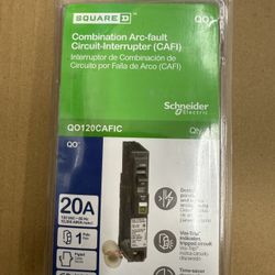 SQUARE D- Combination Arc-fault Circuit- Interrupter (CAFI) 20Amp