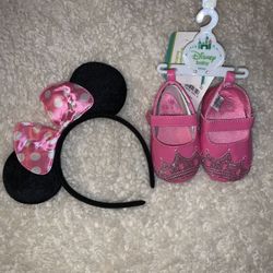 Minnie Mouse Shoes and Ears