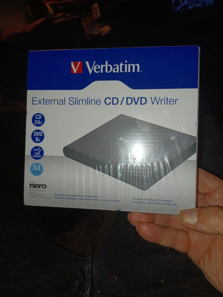 External Slimline CD DVD Writer