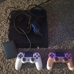 Ps4 W/1tb Storage, Headset