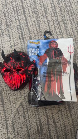 Light up demon costume