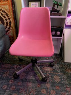 Pink Swivel Chair Office Home