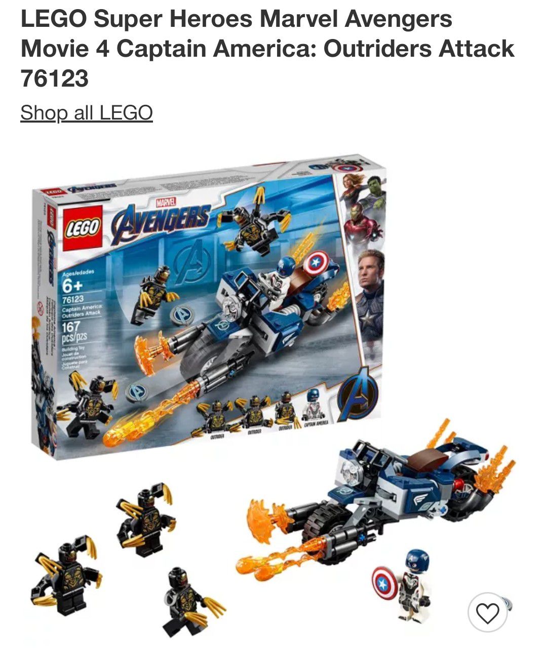 Legos Avengers Captain America