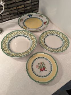 Villeroy and Boch Dinner set—-French Garden Mix and Match Collection (not a complete set—see description)