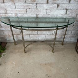Labarge Mid-Century Glass Top Table