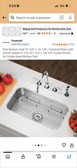 Sink grid protector