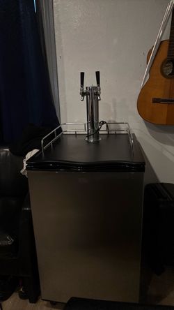 Dual Tap Kegerator Stainless Steel