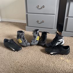 Soccer Cleats And Wrestling Shoes