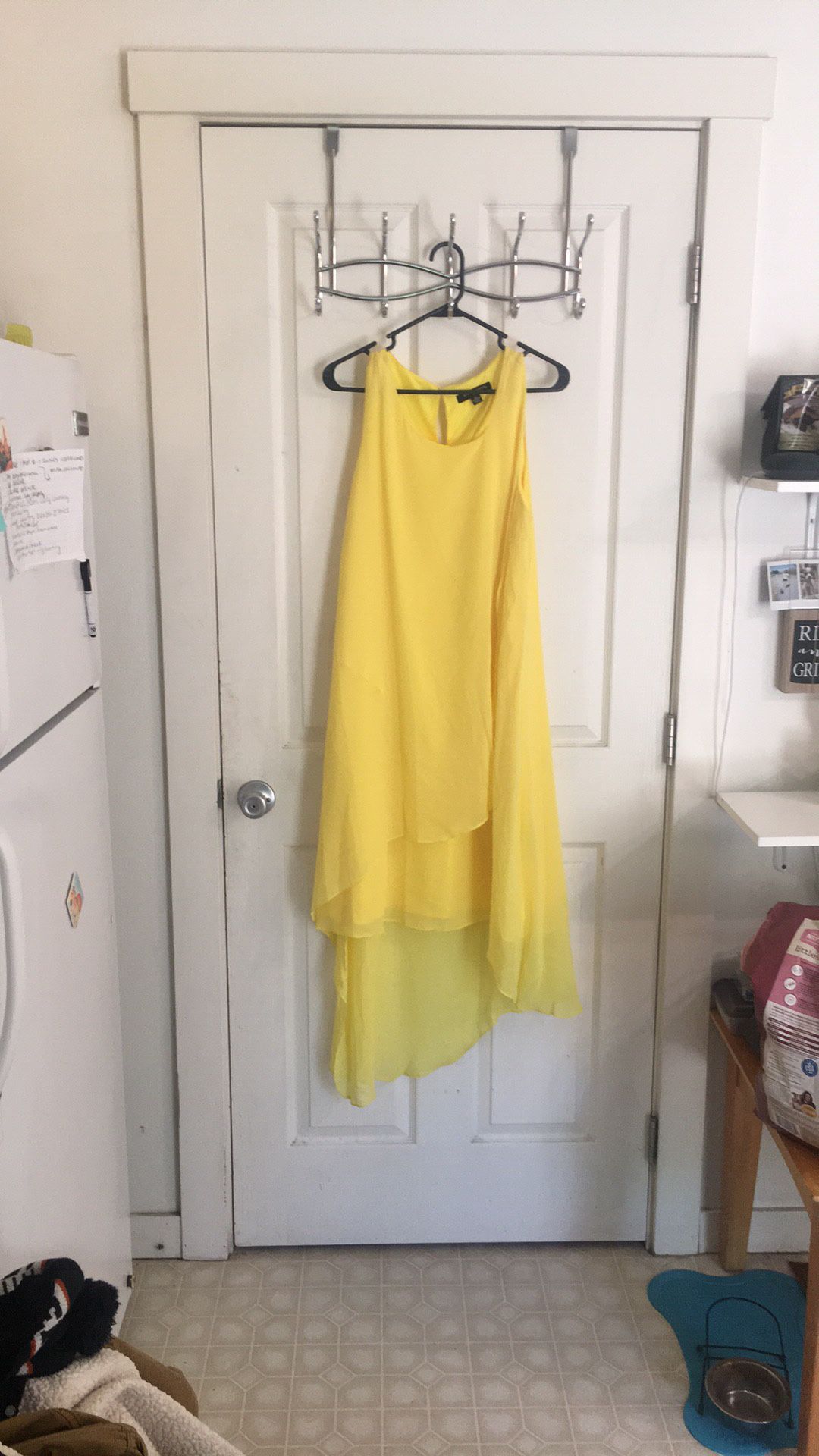 High low yellow dress 12