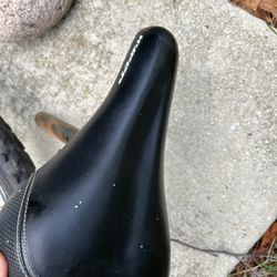 Bike Seat Black Leather $5