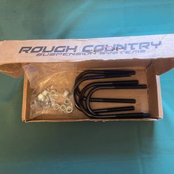 Rough Country 87-95 Jeep YJ Leaf Spring U-Bolt Kit 