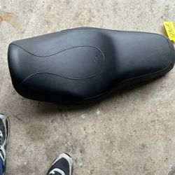 Motorcycle Seat For A Harley Davidson