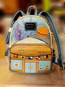 NWT Brand New Loungefly Funko Krusty Krab Spongebob Mini Backpack