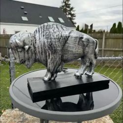 The Silver Buffalo Statue