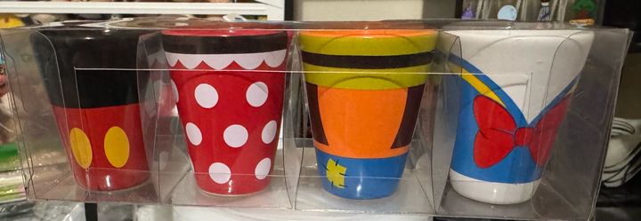 Disney character shot glass set