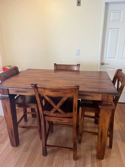 Wood Dining Table-MAKE OFFER