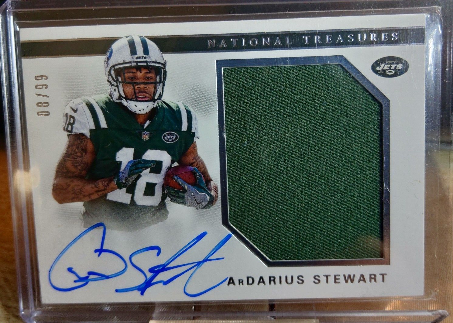 ArDarius Stewart - '17 Panini National Treasures Auto Mem #8/99