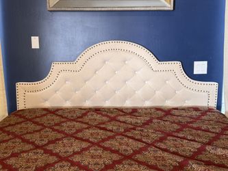 King Headboard- Cream