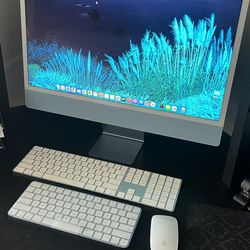 Apple iMac with Apple M1 Chip with 8-core CPU (24-inch, 8GB RAM, 512GB SSD Storage)