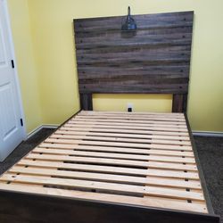 Bed Frame And Cabinet 