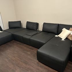 Sectional with stereo