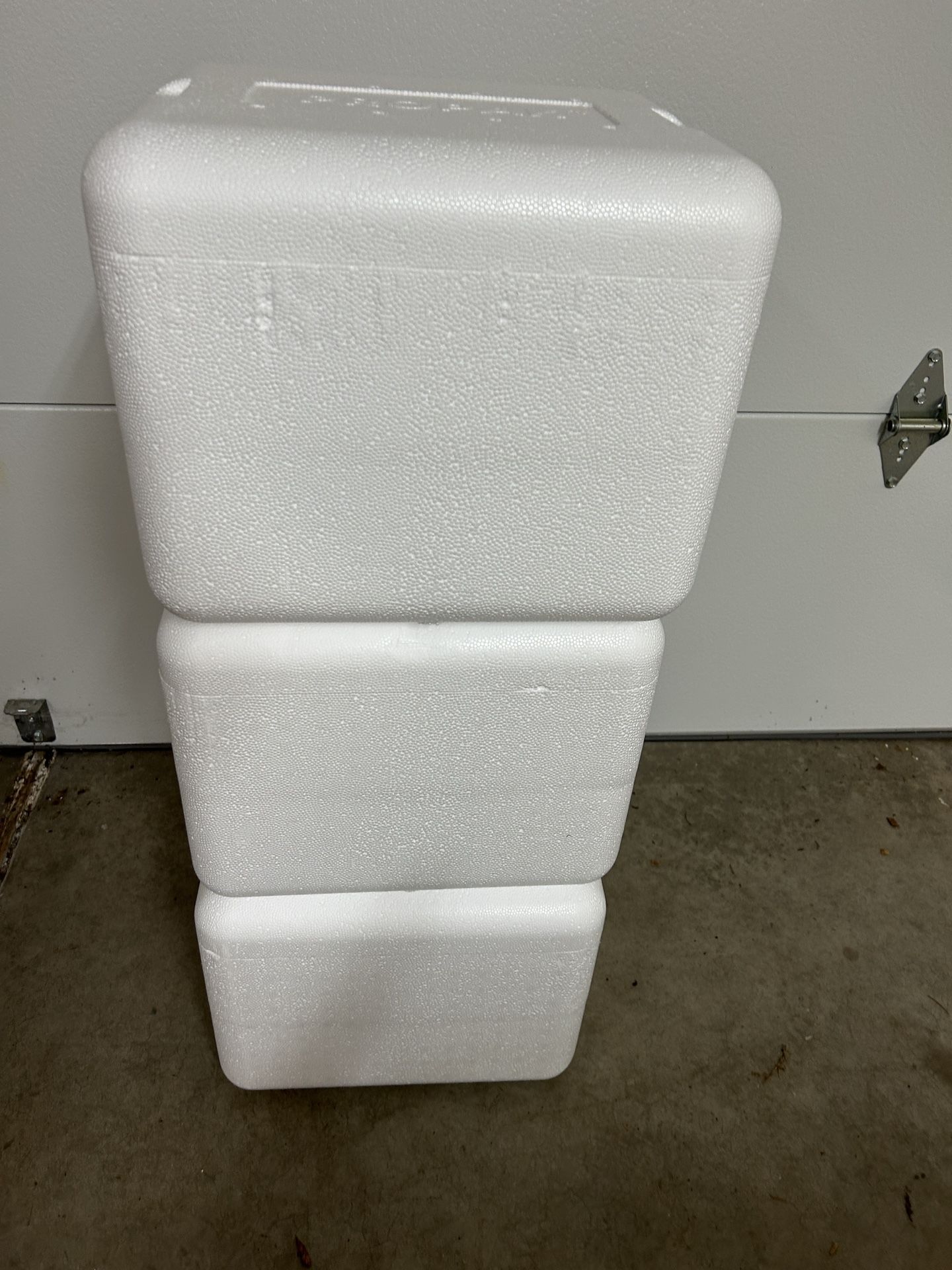 3 Styrofoam Coolers