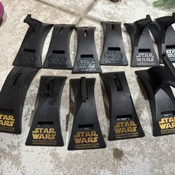 Vintage starwars fleet stands