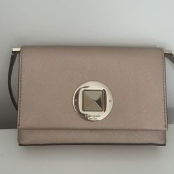 Kate Spade Purse Rose Gold Metallic