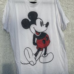 New Graphic T-Shirt  T-shirt Large size Crew neck  Mickey Mouse