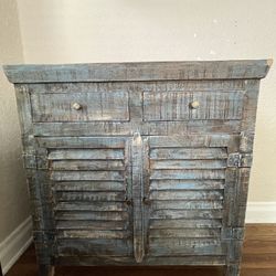 Patina Painted Cabinet