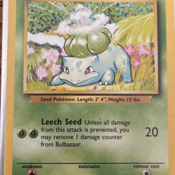 Bulbasaur base set 