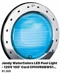 Jandy WaterColors LED Pool Light 120V