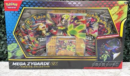 Pokemon Mega Zygarde Ex Premium Collection Factory Sealed Box -