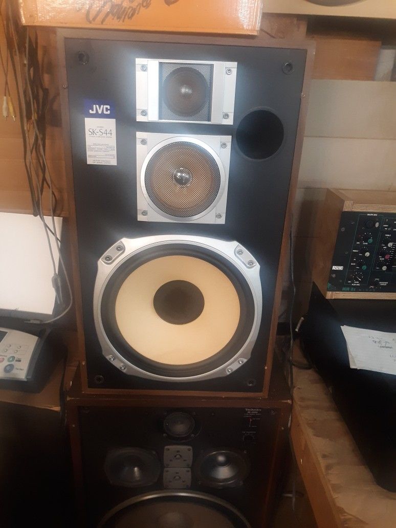 jvc sk a44 and technics sk 44 speakers