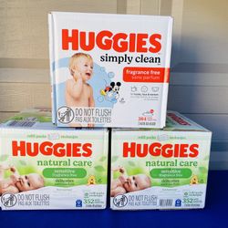 Huggies Refill Packs Wipes —$13 Each !