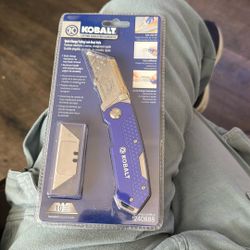 Kobalt. Folding Lock Back Knife.