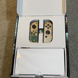 Zelda TOTK Special Edition Nintendo Switch OLED Custom White Imported From Japan
