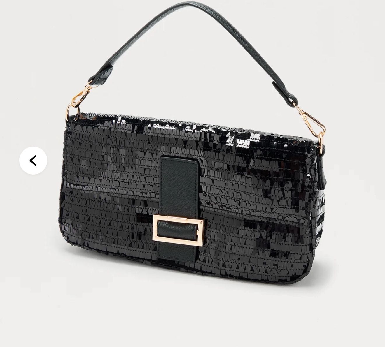 Sequin Satchel Hand Bag