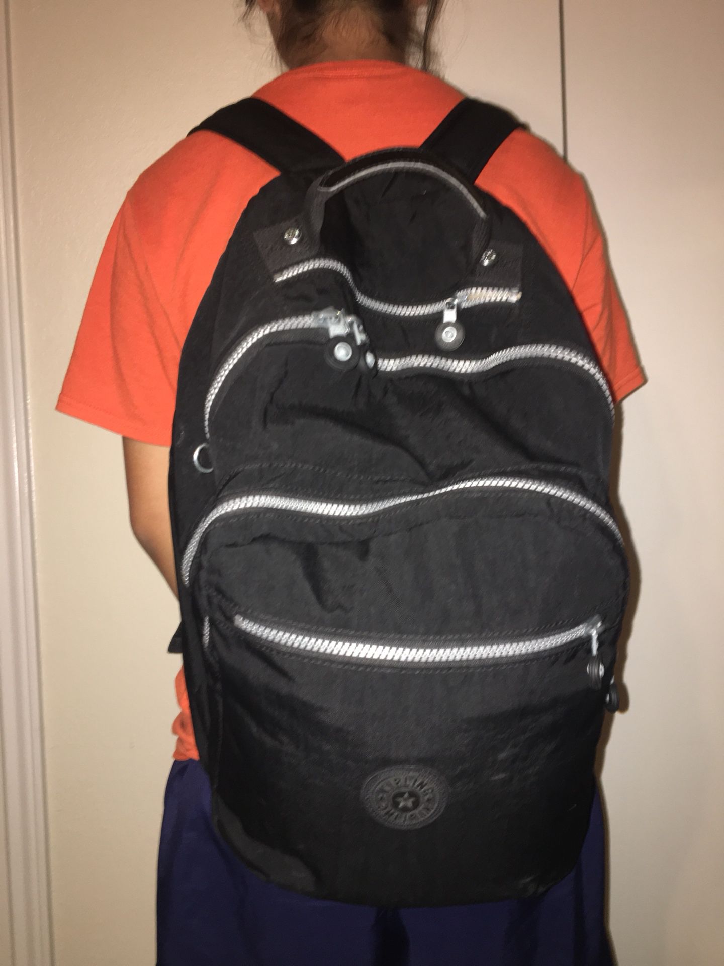 Black Kipling laptop backpack