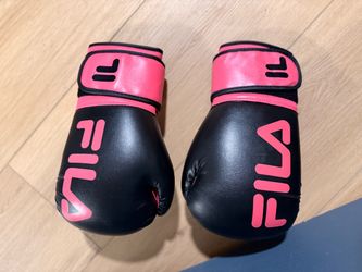 FILA boxing gloves pink