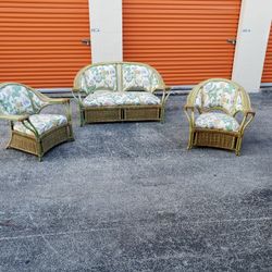 Vintage Ratan Furniture Set