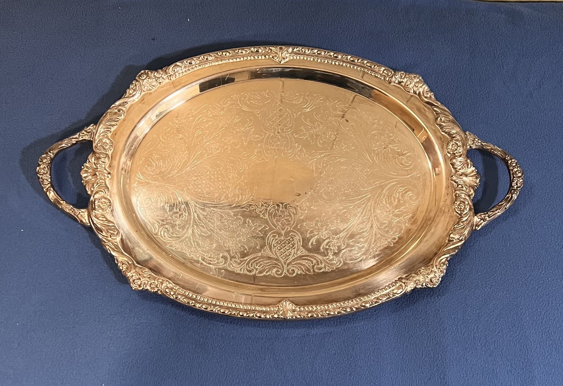 Antique Silver Tray