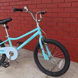 Kids 20" bike BMX style Retrospec teal boy's girl's bicycle